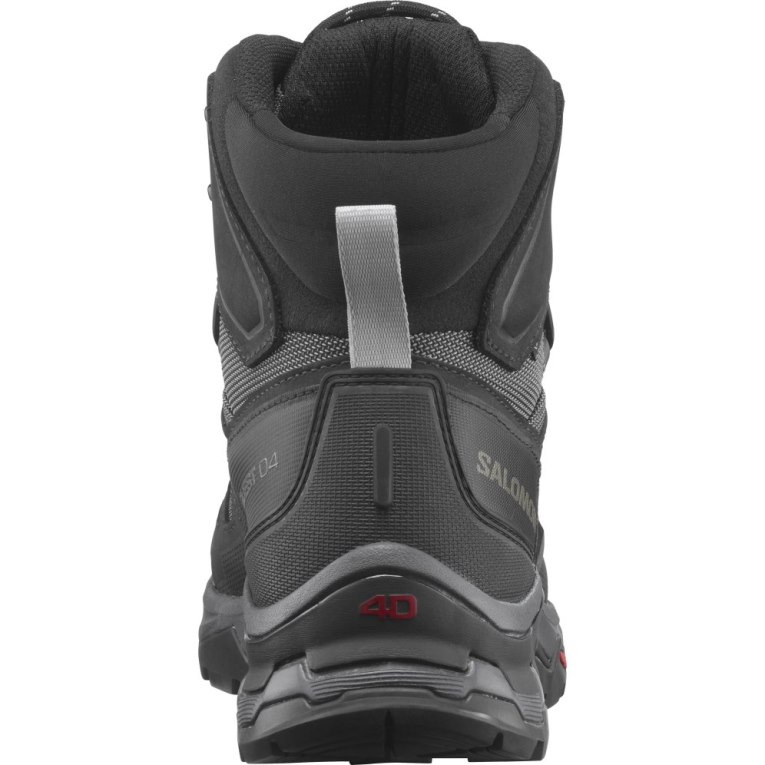 Botas Caminhada Salomon Quest 4 GTX Masculino Pretas | PT M02356